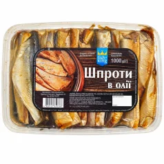 Шпроти в олії 1 кг