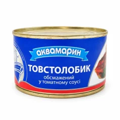 Товстолобик у томатному соусі Аквамарин, банка 230 г